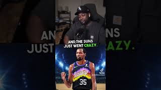 KEVIN DURANT TRADED TO THE PHOENIX SUNS 😳🤯. #shorts #nba #entertainment
