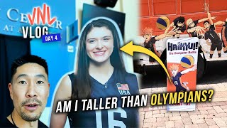 Am I Taller Than Any Volleyball Olympians? | VNL 2024 Vlog (Day 4 of 6)