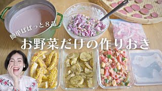 【発酵菜食】元気が出てくる💪野菜だけの作り置き８品｜簡単＆時短 | 夏野菜たっぷり