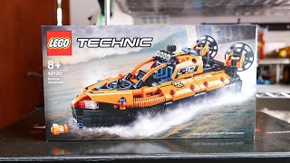 樂高機械組42120救援氣墊船🚢 | LEGO Technic 42120 Rescue Hovercraft | Quick Build and Review