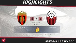 HIGHLIGHTS | Vardar vs Shkëndija 1-1 | CUP quarter finals 1st LEG