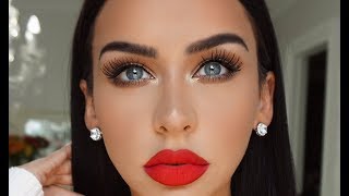 GET READY WITH ME: CLASSIC GLAM +KKW REVIEW