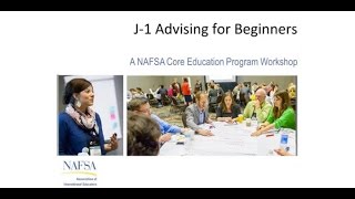 J 1 Advising for Beginners