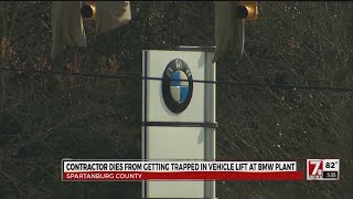 Contractor dies from getting trapped in vehicle lift at BMW plant