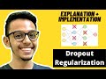 Dropout in Neural Network | Detailed Explanation with implementation  in Python from Scratch