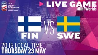 Finland-Sweden | Quarterfinals | Full Game | 2019 IIHF Ice Hockey World Championship