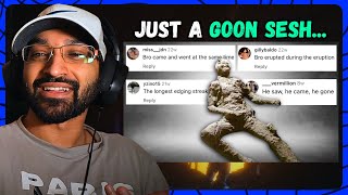 bro erupted during the eruption (chat music)