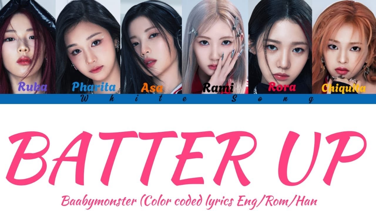 Babymonster Batter Up Color Coded Lyrics Eng/Rom/Han - YouTube