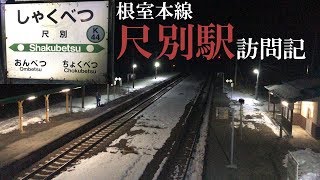 【廃駅】廃止直前の根室本線･尺別駅を訪問しました《冬の北海道全線制覇の旅》#7