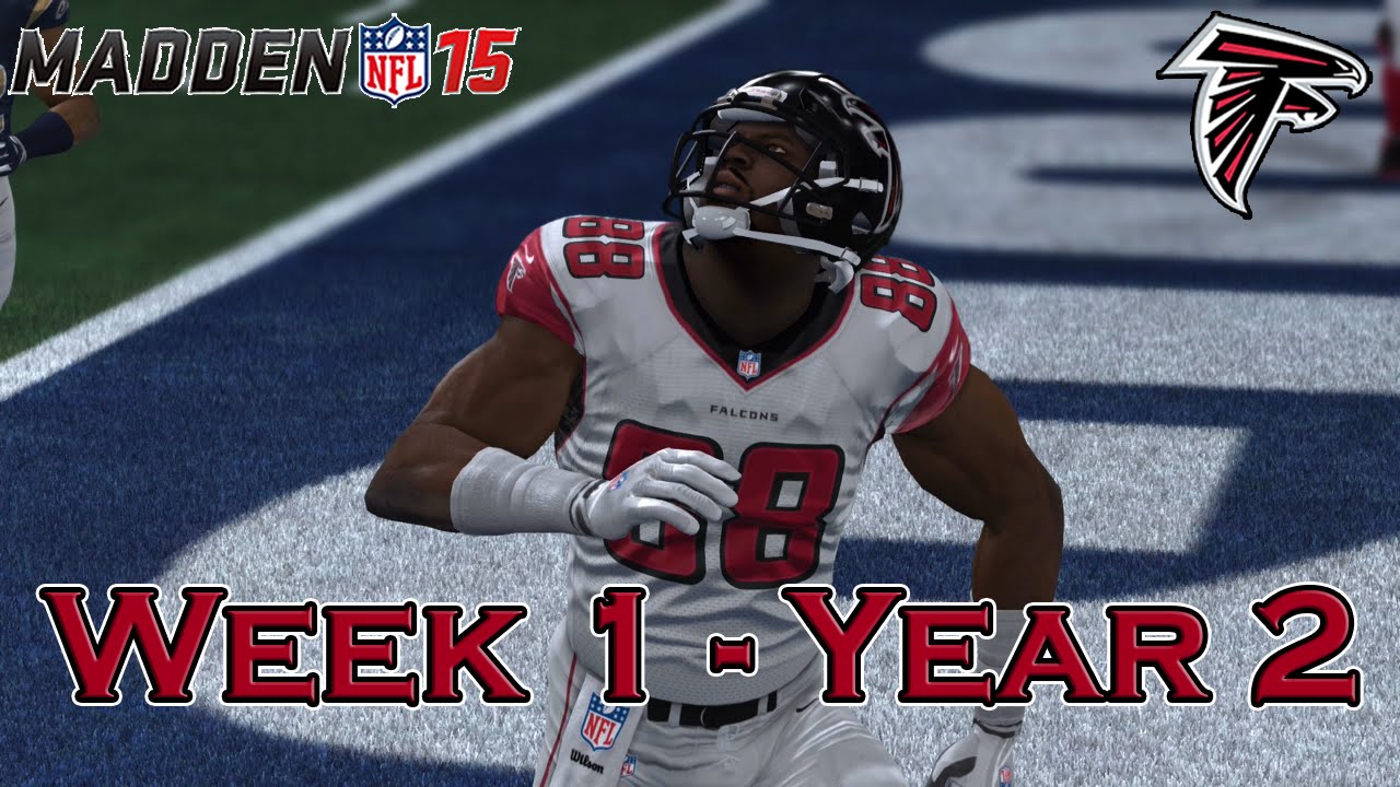 Madden 15 Atlanta Falcons Connected Franchise - Week 1 @ Rams (Season 2 ...