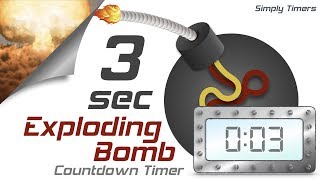 3 sec exploding countdown timer