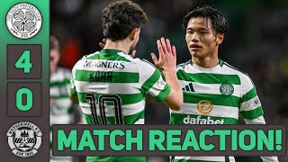 12 POINTS CLEAR! | Celtic 4-0 Motherwell | LIVE MATCH REACTION!