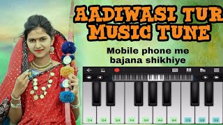 Aadiwasi tur music Tune - mobile piano tutorial (Aadiwasi tarpa Pavri )Aadiwasi song piano tutorial