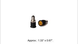 57698  E10 male to E14 female Screw Converter