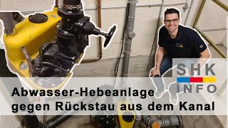 Rückstausicherung mit Hebeanlagen