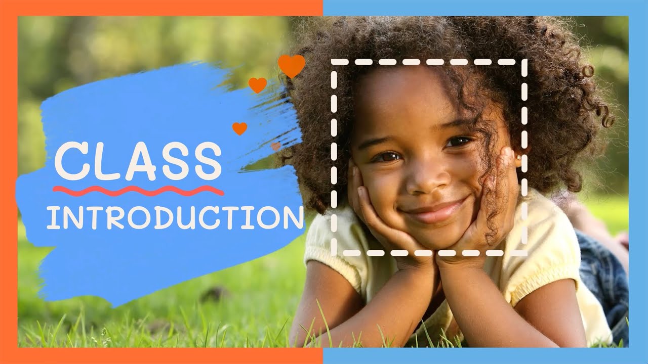 Video Template Class Introduction Youtube