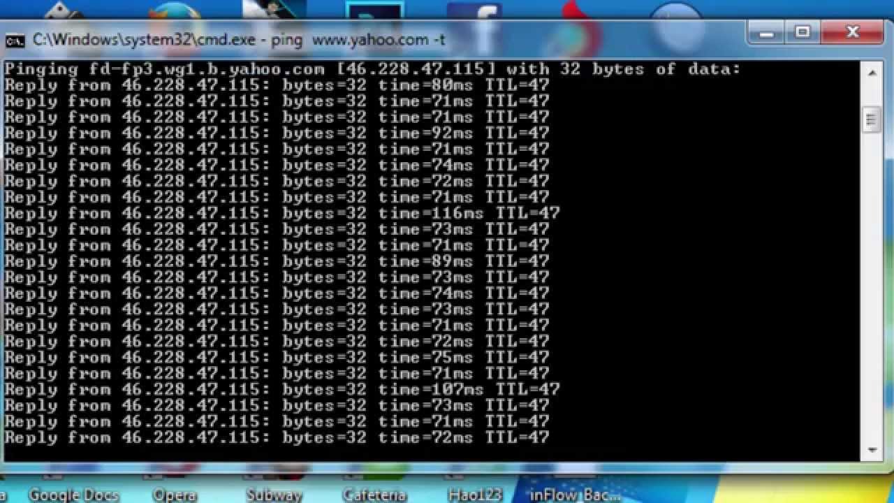 Ip Address Ping Test - YouTube