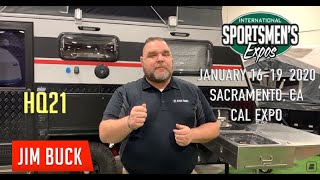 International Sportsman's Expo Sacramento 2020. Black Series Camper; Caravans, trailers and campers