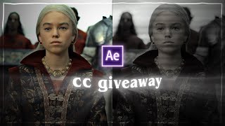 cc giveaway | after effects