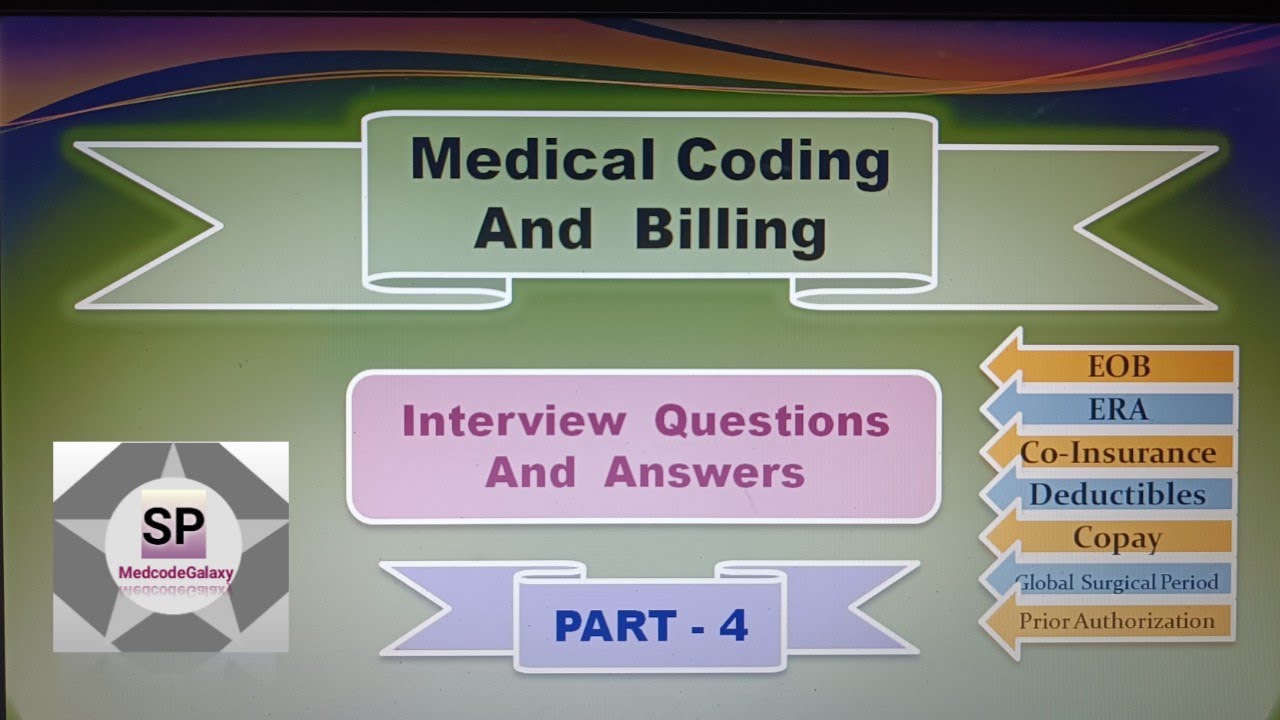 Medical Coding And Billing Interview Questions And Answers//Part 4 ...