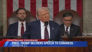 Pres. Trump delivers speech to Congress