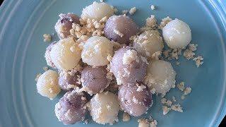 【菜鳥廚師】手作喜宴必吃炸湯圓 不油炸的方法 Asia wedding party dessert fired tangyuan (rice balls) with an air fryer