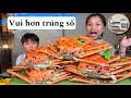 Nay BẦU ăn mừng thi đậu bằng lái xe bằng mâm Cua Tuyết siêu ngập gạch chấm muối ớt chanh