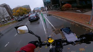 Nami Klima One e-Scooter FPV (2.7k 60fps) - Halifax Peninsula Perusing in Inclement Weather