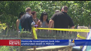Unattended Death Under Investigation In Milford