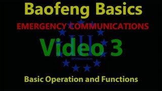 Baofeng UV-5R Manual Programming and Basic Manual Operation