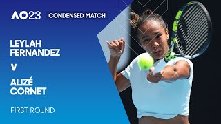 Leylah Fernandez v Alizé Cornet Condensed Match | Australian Open 2023 First Round
