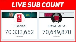 PEWDIEPIE VS T-SERIES LIVE COUNT: WHO WILL PREVAIL?