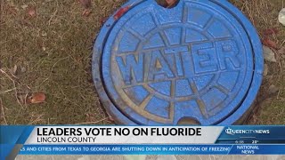 Lincoln County leaders vote no on fluoride in water