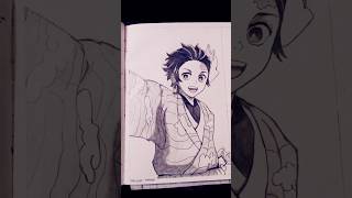Tanjiro kamado || #anime #drawing #demonslayer