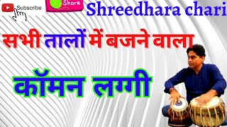 tabla/हर ताल में एक ही लग्गी बजाने का तरीका सीखें / shreedhara chari/laggi/taal/tabala taal/