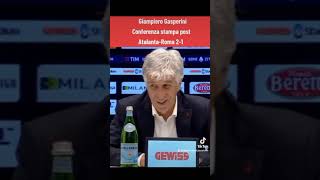 Giampiero Gasperini Conferenza stampa post Atalanta-Roma 2-1
