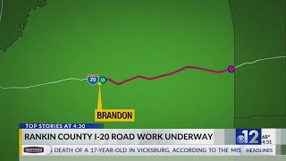 MDOT starts project to replace 13 miles of I-20 in Rankin County