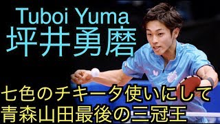 【卓球】青森山田最後のインターハイ三冠王：坪井勇磨【七色のチキータ使い】