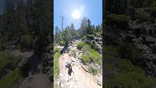 📍Lower Eagle Falls, Lake Tahoe #hiking #tahoe #laketahoe #insta360 @insta360 #outdoor #adventure