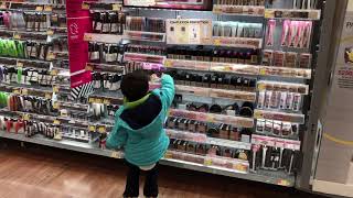 Cosmetics department from Walmart store 🇺🇸.