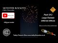 monster rockets pack of 2 large rockets by celtic fireworks