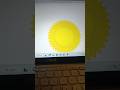 Draw Sun ☀️ Using python Turtle #youtubeshort #viral #python #coding #programming #sun
