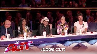 'AGT' Judge Cuts Welcomes Country Superstar Brad Paisley! | America's Got Talent 2019