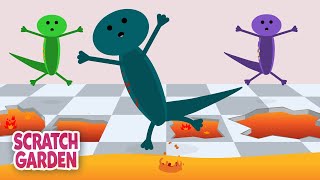 The Floor is Lava! | Kids Dance Song | Scratch Garden
