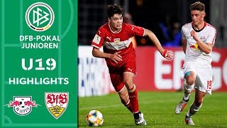 Stuttgart talents show ability | RB Leipzig vs. Stuttgart 1-2 | Highlights | U19 DFB-Pokal | Final