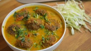 Cabbage Kofta Curry - Megha Govindaraj - Megha's Cooking Channel Episode 30