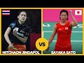 Nitchaon Jindapol(THA) vs Sayaka Sato(JPN) Badminton Match Highlights | Revisit Indonesia Open 2017