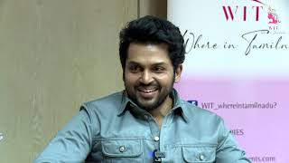 நடிகர் கார்த்தி அண்ணா special Interview| Actor Karthik |Karthi 25 | WIT Ladies