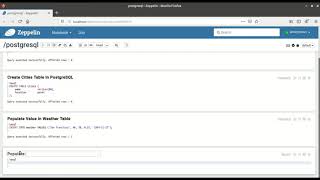 Apache Zeppelin-Load data in PostgreSQL Table