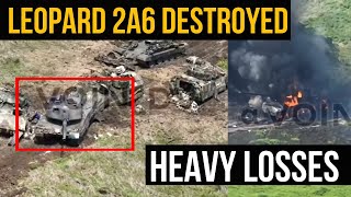 Leopard-2A6 Destroyed in Ukraine